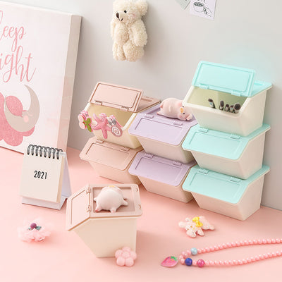 Girls Heart Desktop Mini Storage Box