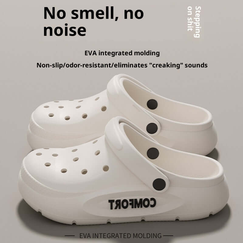 Men's Perforated Shoes For Summer Outdoor Wear With A Cushioned Stepping Sensation