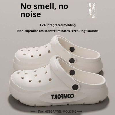 Men's Perforated Shoes For Summer Outdoor Wear With A Cushioned Stepping Sensation