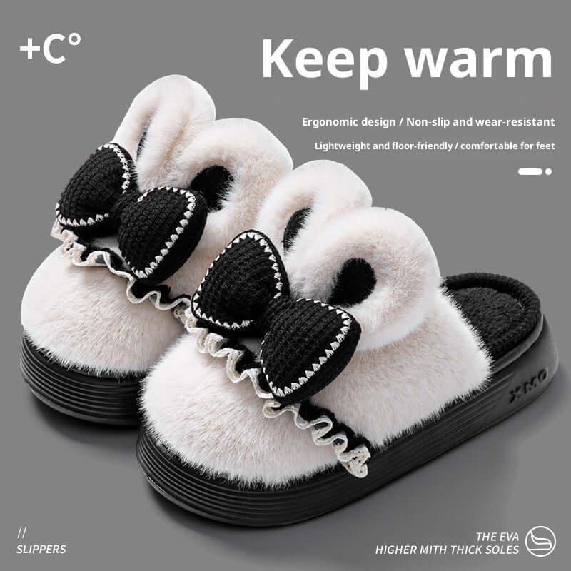 Indoor Warm Non-slip Cute Couples Cotton Shoes