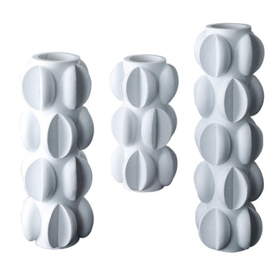 Special-shaped Ceramic Vase Three-piece Modern Minimalist Home Soft Decoration