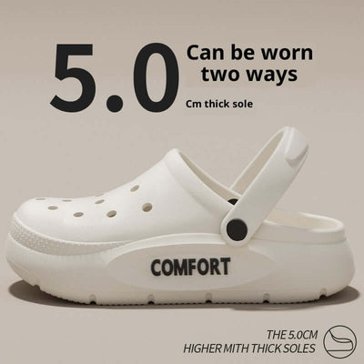 Men's Perforated Shoes For Summer Outdoor Wear With A Cushioned Stepping Sensation