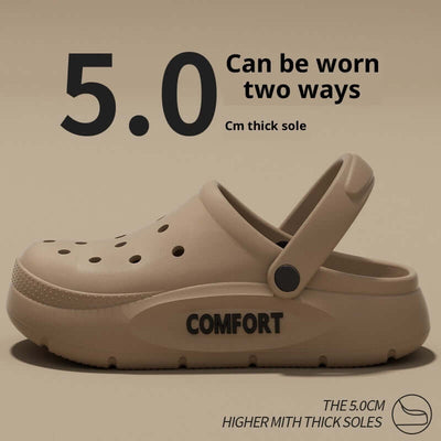 Men's Perforated Shoes For Summer Outdoor Wear With A Cushioned Stepping Sensation