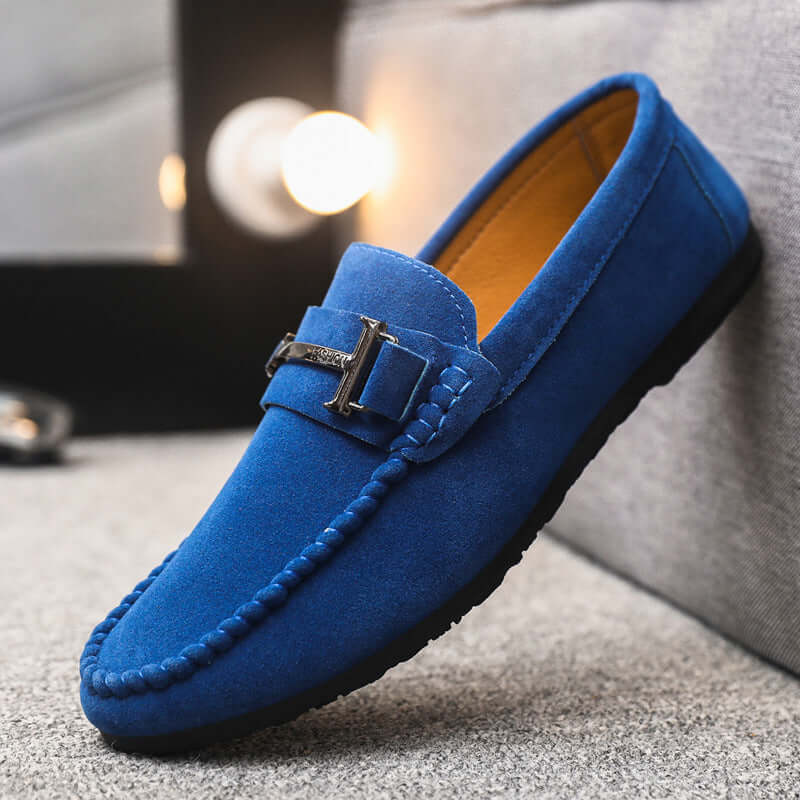 Men's Handmade Soft Sole Casual Low-Cut Round-Toe Slip-On Loafers